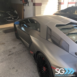 美国兰博基尼Aventador SV音响系统改装舞仕刚柔汽车功放