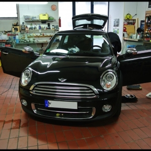 德国宝马Mini R56改装舞仕刚柔汽车功放
